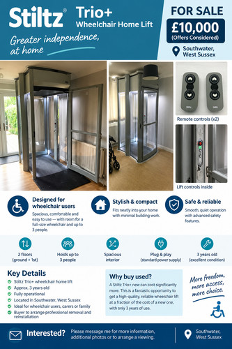 Stiltz trio home lift - stiltz,