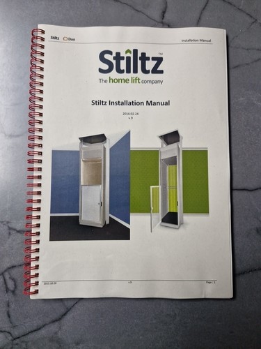 Stiltz duo installation manual - installation,